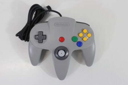 Official Nintendo 64 Controller Gray 9/10 Tight OEM Stick N64 (B)