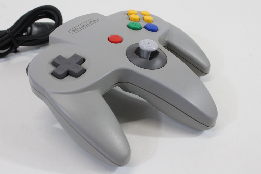 Official Nintendo 64 Controller Gray 9/10 Tight OEM Stick N64 (B)