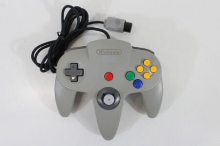 Official Nintendo 64 Controller Gray 8/10 Tight OEM Stick Discolored N64 (B)