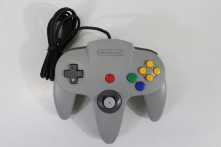 Official Nintendo 64 Controller Gray 8/10 Tight OEM Stick N64 (B)