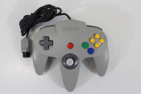 Official Nintendo 64 Controller Gray 8/10 Tight OEM Stick N64 (B)
