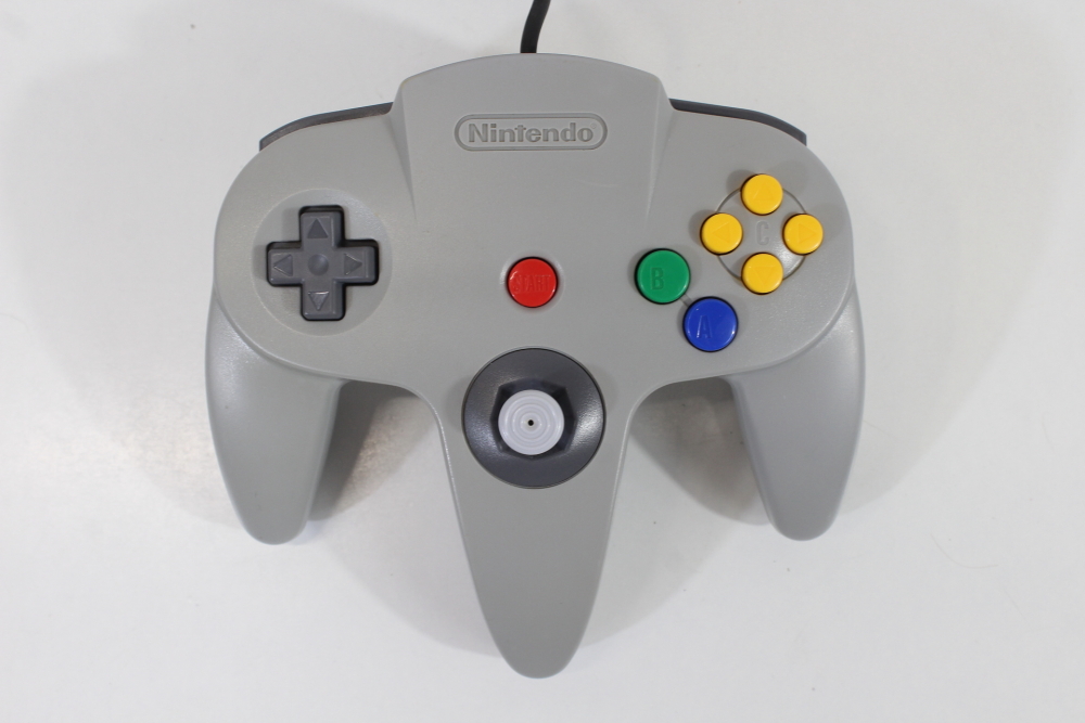 Official Nintendo 64 Controller Gray 7/10 Tight OEM Stick N64 (B)