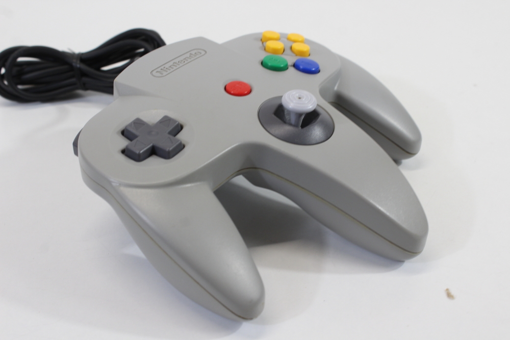 Official Nintendo 64 Controller Gray 7/10 Tight OEM Stick N64 (B)