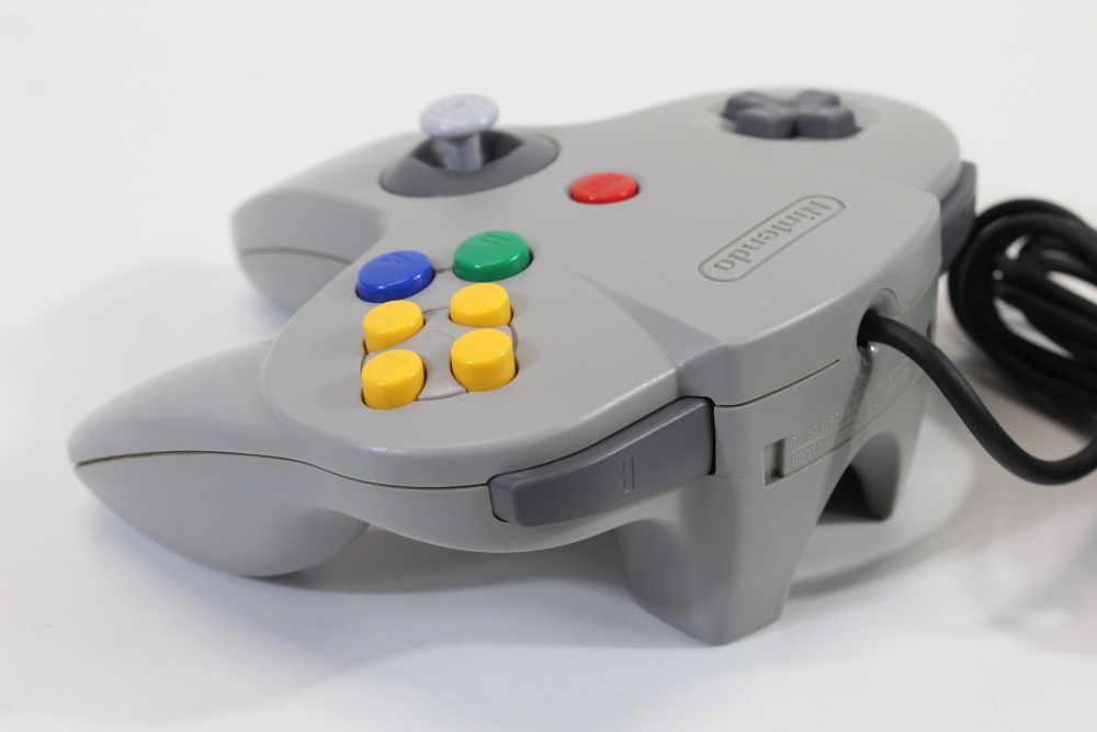 Official Nintendo 64 Controller Gray 7/10 Tight OEM Stick N64 (B)