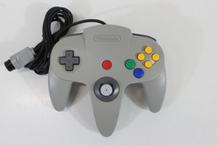 Official Nintendo 64 Controller Gray 7/10 Tight OEM Stick N64 (B)