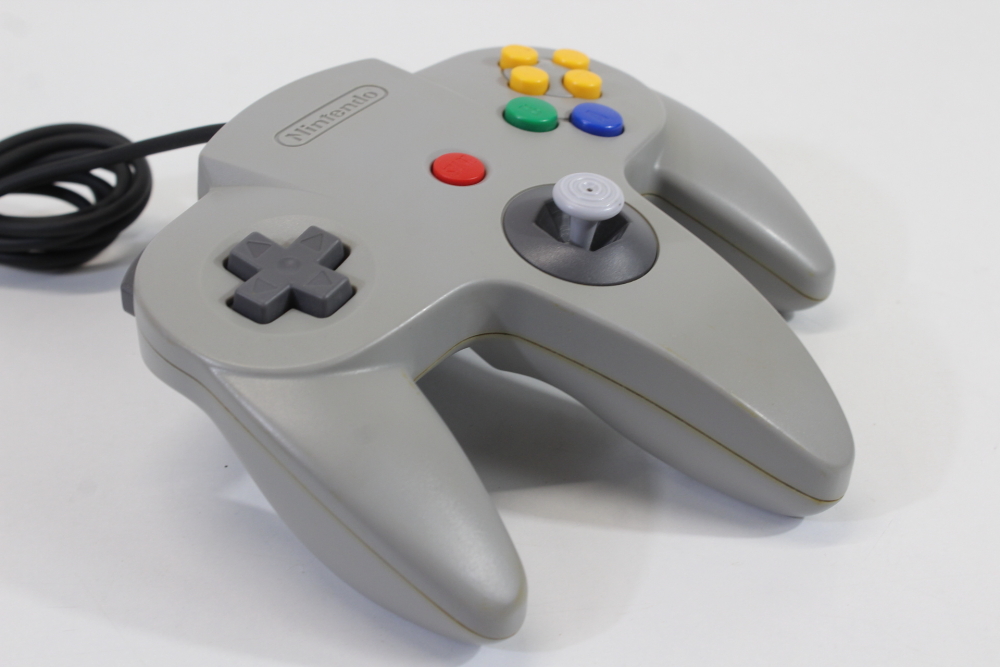 Official Nintendo 64 Controller Gray 7/10 Tight OEM Stick N64 (B)