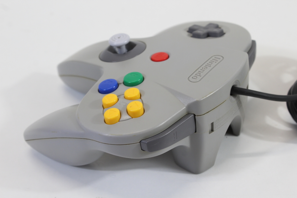 Official Nintendo 64 Controller Gray 7/10 Tight OEM Stick N64 (B)