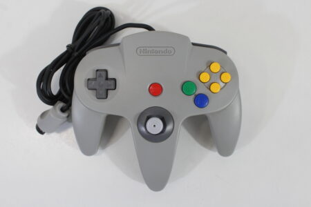 Official Nintendo 64 Controller Gray 7/10 Tight OEM Stick N64 (B)