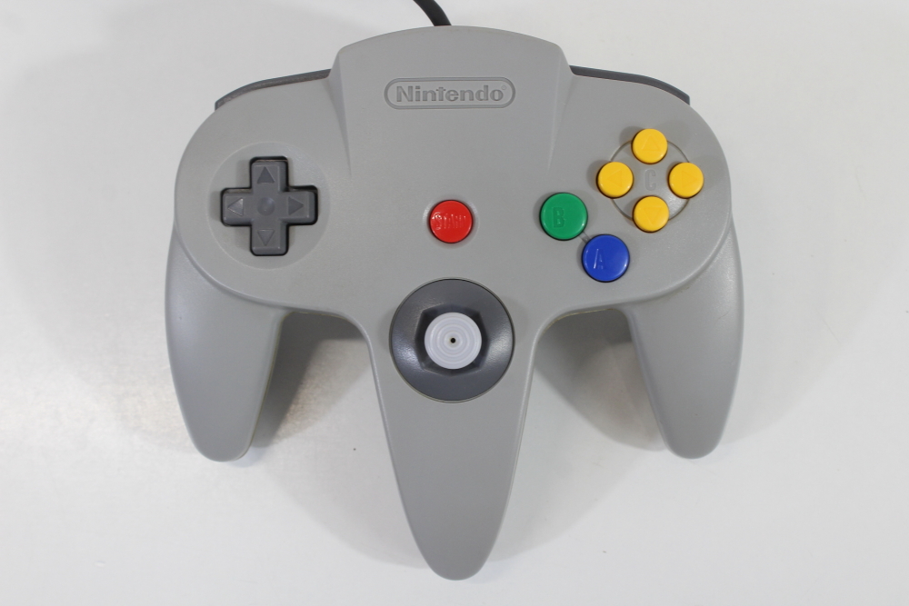 Official Nintendo 64 Controller Gray 7/10 Tight OEM Stick N64 (B)