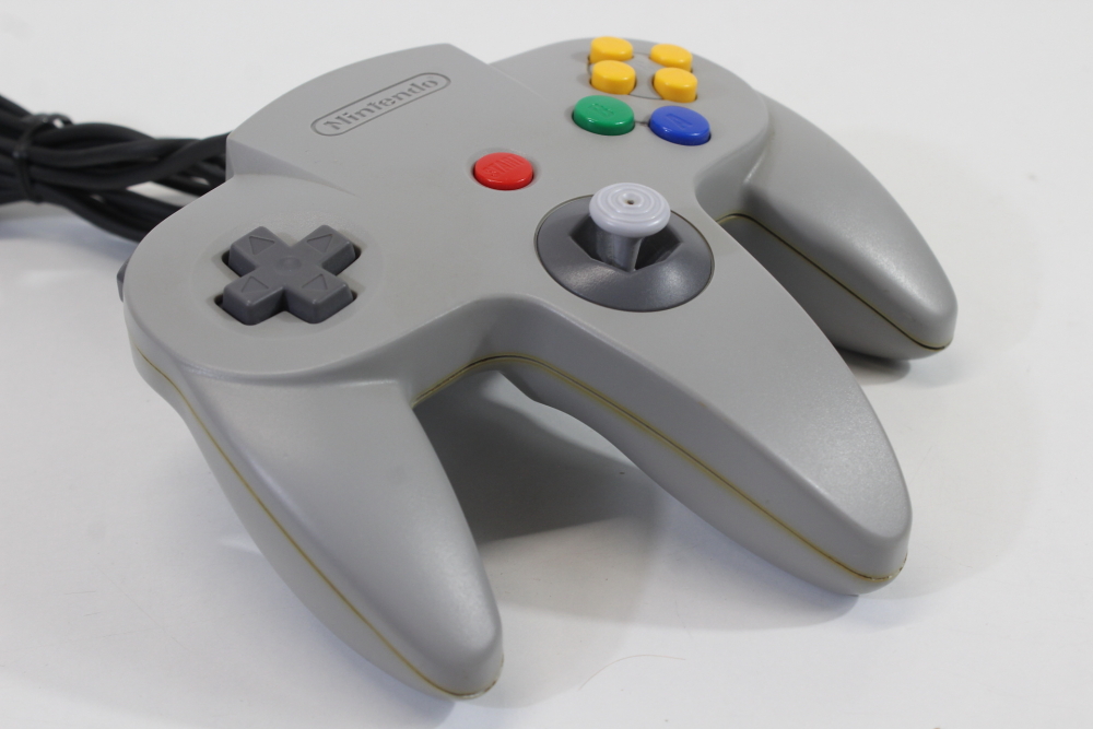 Official Nintendo 64 Controller Gray 7/10 Tight OEM Stick N64 (B)