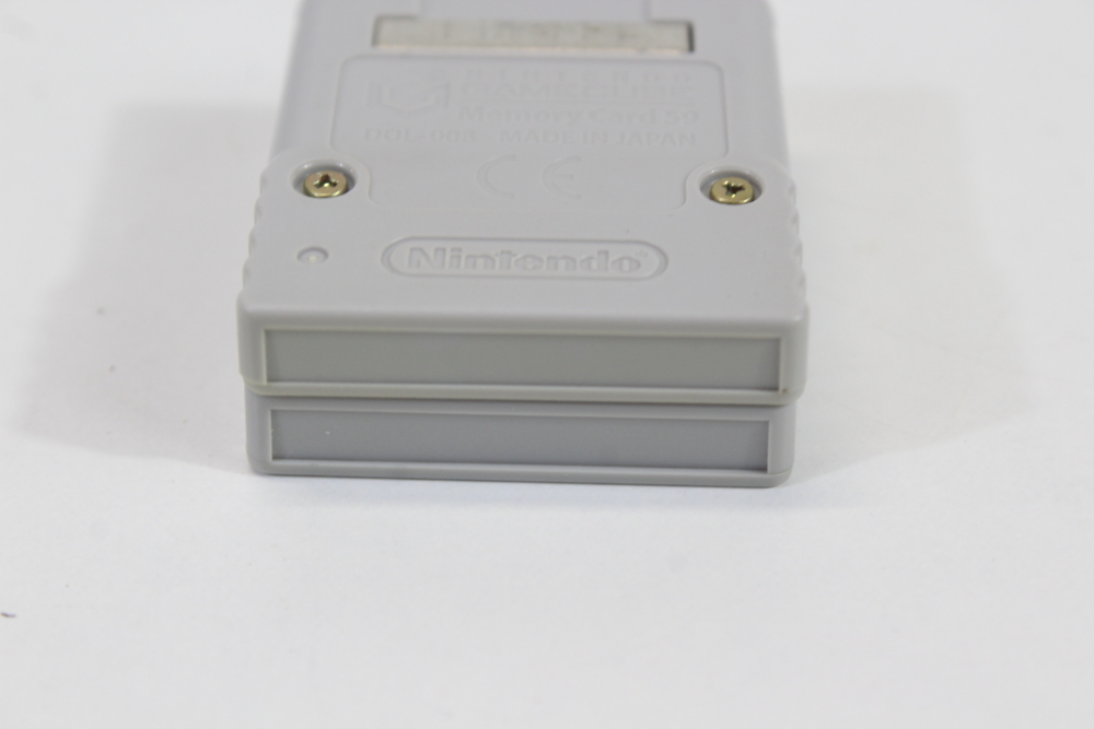Lot of 2 Official Nintendo GameCube Memory Card 59 Blocks OEM DOL-008 (B) (Copy)