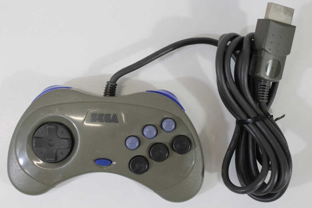 Official Sega Saturn Gray Controller HSS-0101 OEM (B) SEGA Saturn SS