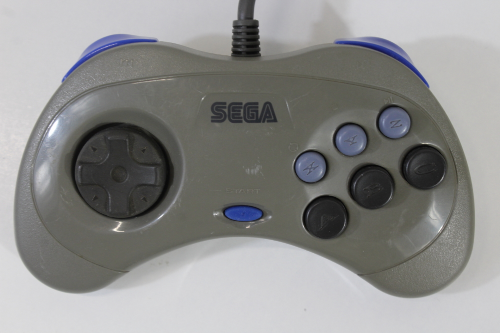 Official Sega Saturn Gray Controller HSS-0101 OEM (B) SEGA Saturn SS