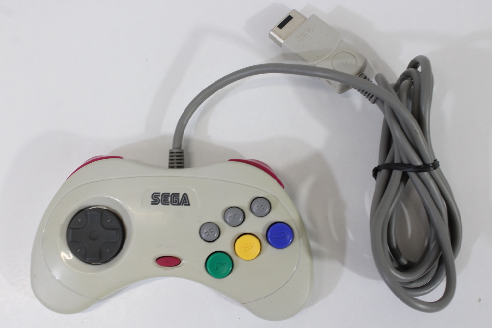 Official Sega Saturn White Controller HSS-0101 OEM (B) SEGA Saturn SS