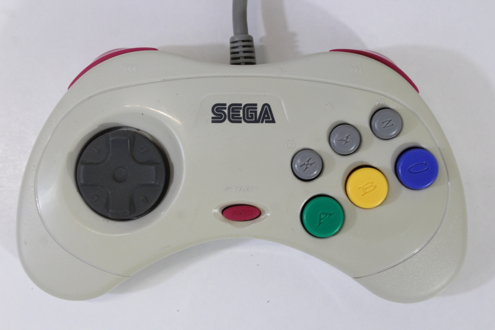 Official Sega Saturn White Controller HSS-0101 OEM (B) SEGA Saturn SS