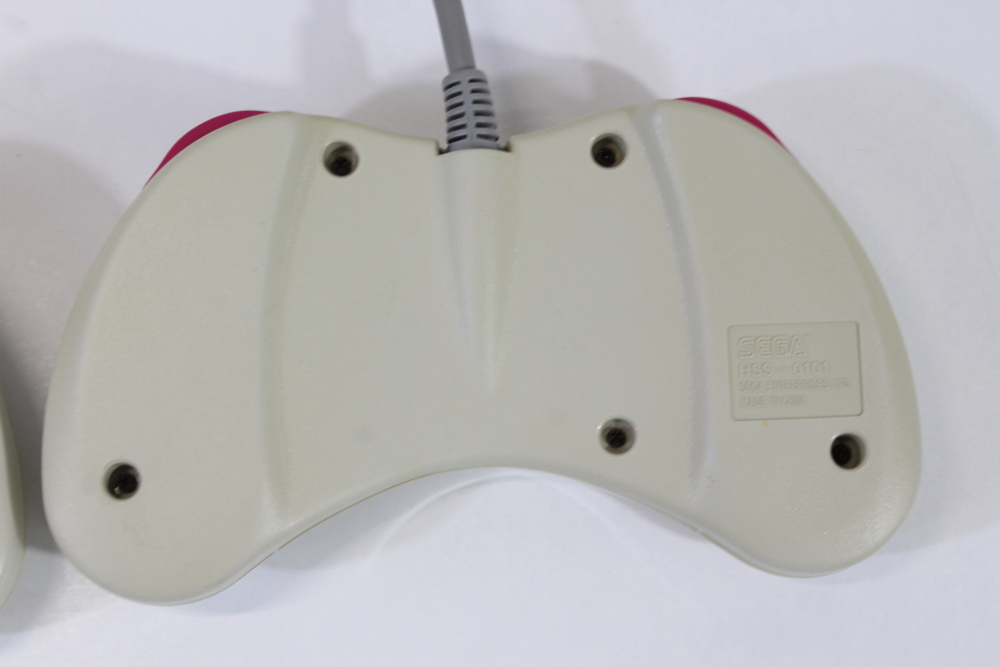Lot of 2 Official Sega Saturn White Controllers HSS-0101 (C) SEGA Saturn SS