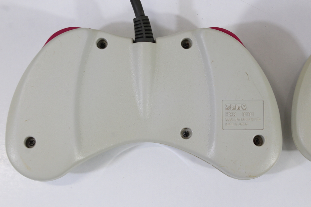 Lot of 2 Official Sega Saturn White Controllers HSS-0101 (C) SEGA Saturn SS
