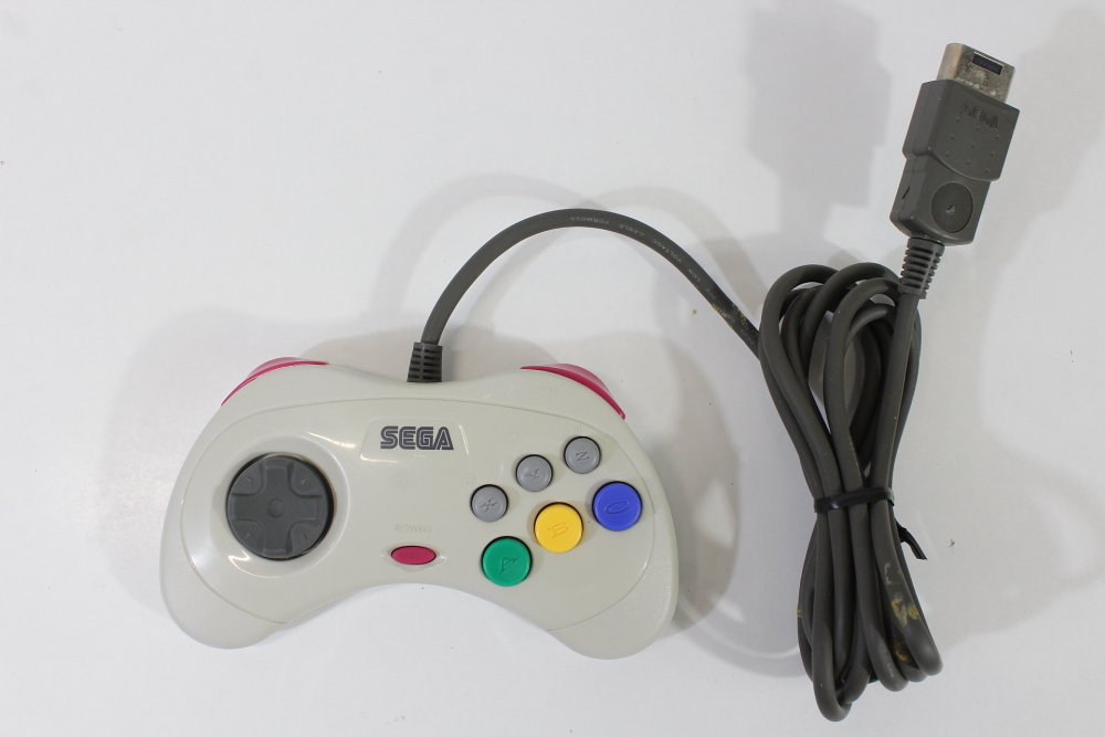 Official Sega Saturn White Controller HSS-0101 OEM (B) SEGA Saturn SS