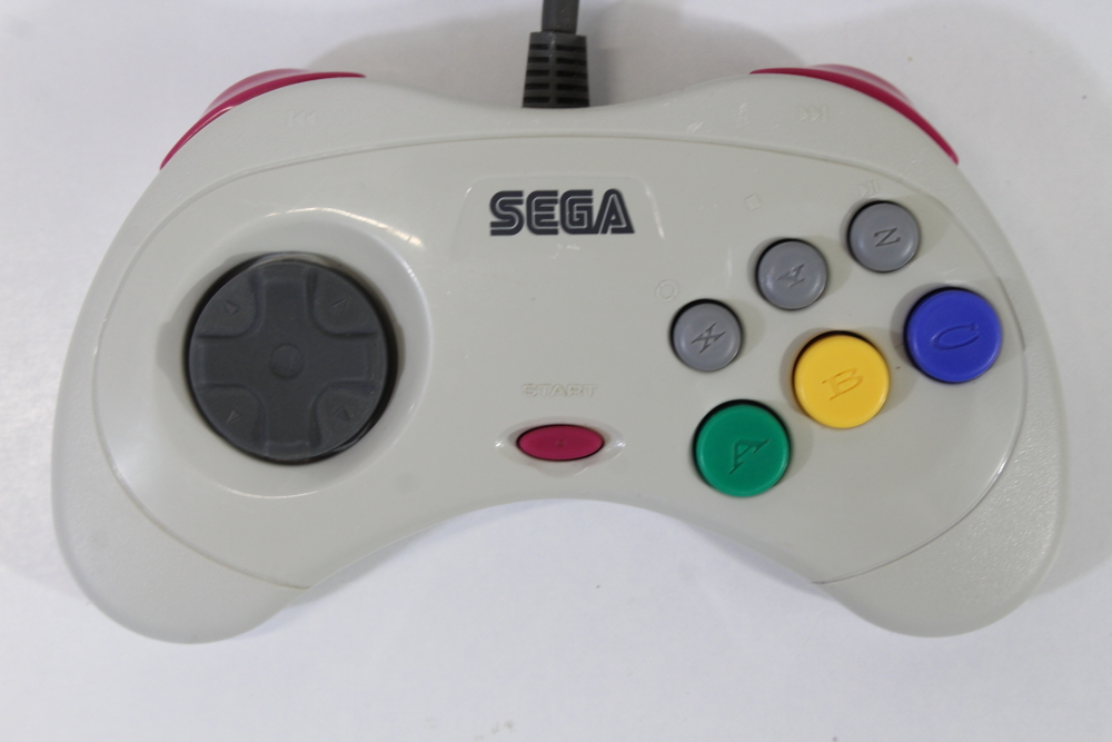 Official Sega Saturn White Controller HSS-0101 OEM (B) SEGA Saturn SS