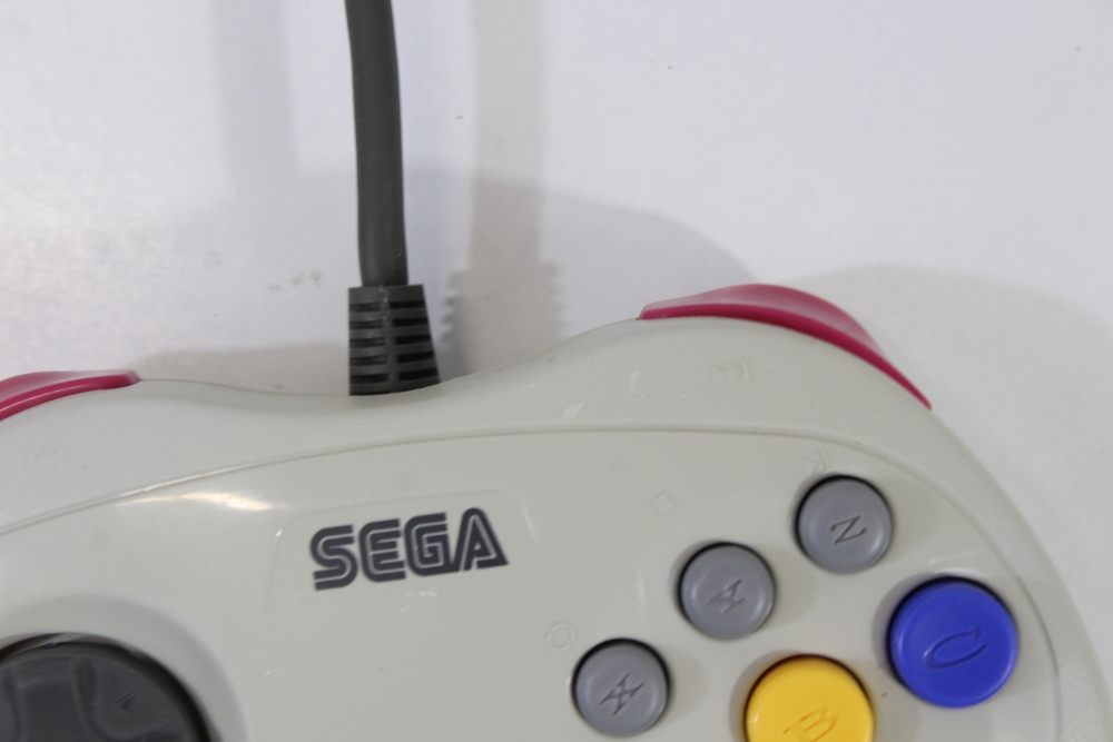 Official Sega Saturn White Controller HSS-0101 OEM (B) SEGA Saturn SS