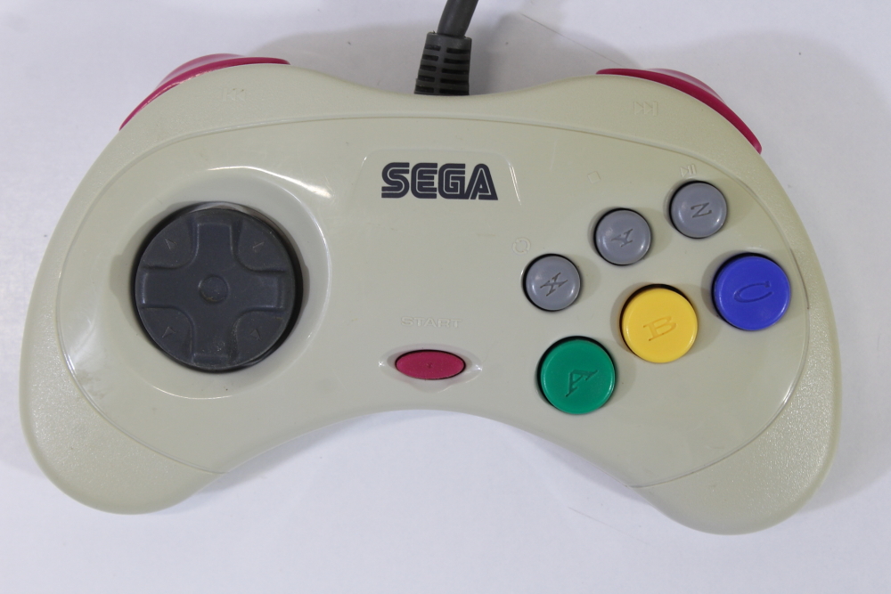 Official Sega Saturn White Controller HSS-0101 OEM (B) SEGA Saturn SS
