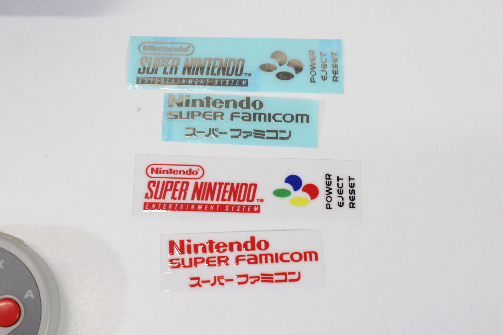 Super Famicom Console Transparent Clear Black AC AV NTSC-J / NTSC-U/C White LED & Controller x1 Game x2 (A) Super Nintendo SNES Super Famicom SFC