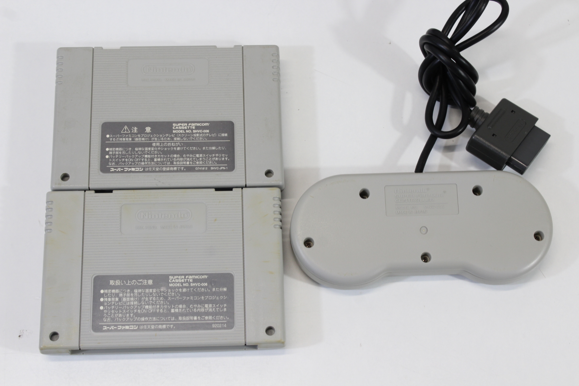 Super Famicom Console Transparent Clear Black AC AV NTSC-J / NTSC-U/C White LED & Controller x1 Game x2 (A) Super Nintendo SNES Super Famicom SFC