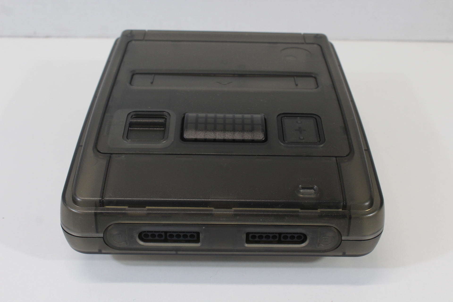 Super Famicom Console Transparent Clear Black AC AV NTSC-J / NTSC-U/C White LED & Controller x1 Game x2 (A) Super Nintendo SNES Super Famicom SFC