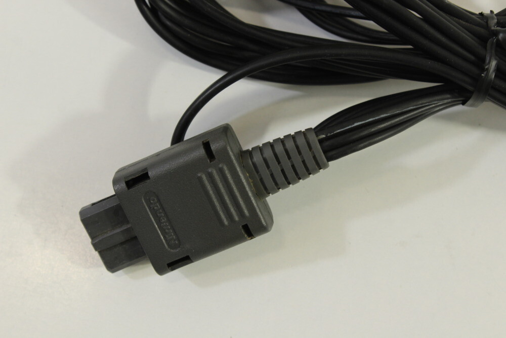 OEM Nintendo RCA AV Cable Gray Plug GC SNES N64 SFC (B)