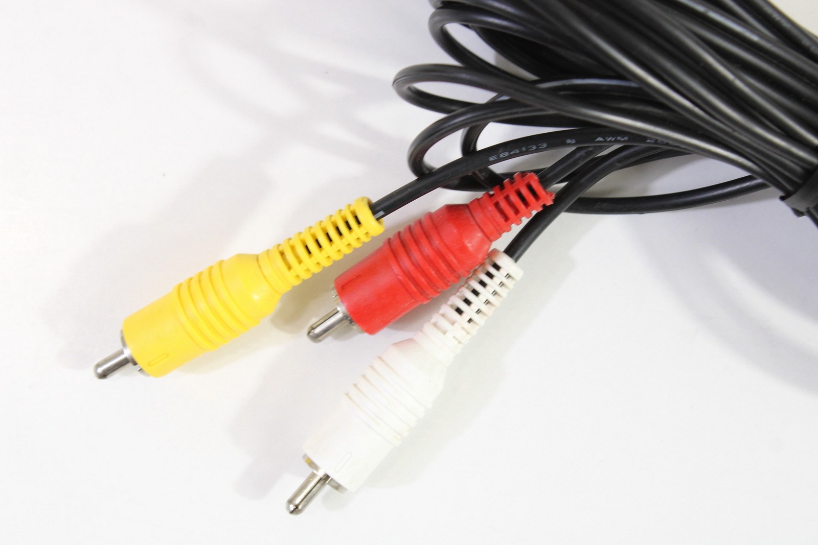 OEM Nintendo RCA AV Cable Gray Plug GC SNES N64 SFC (B)