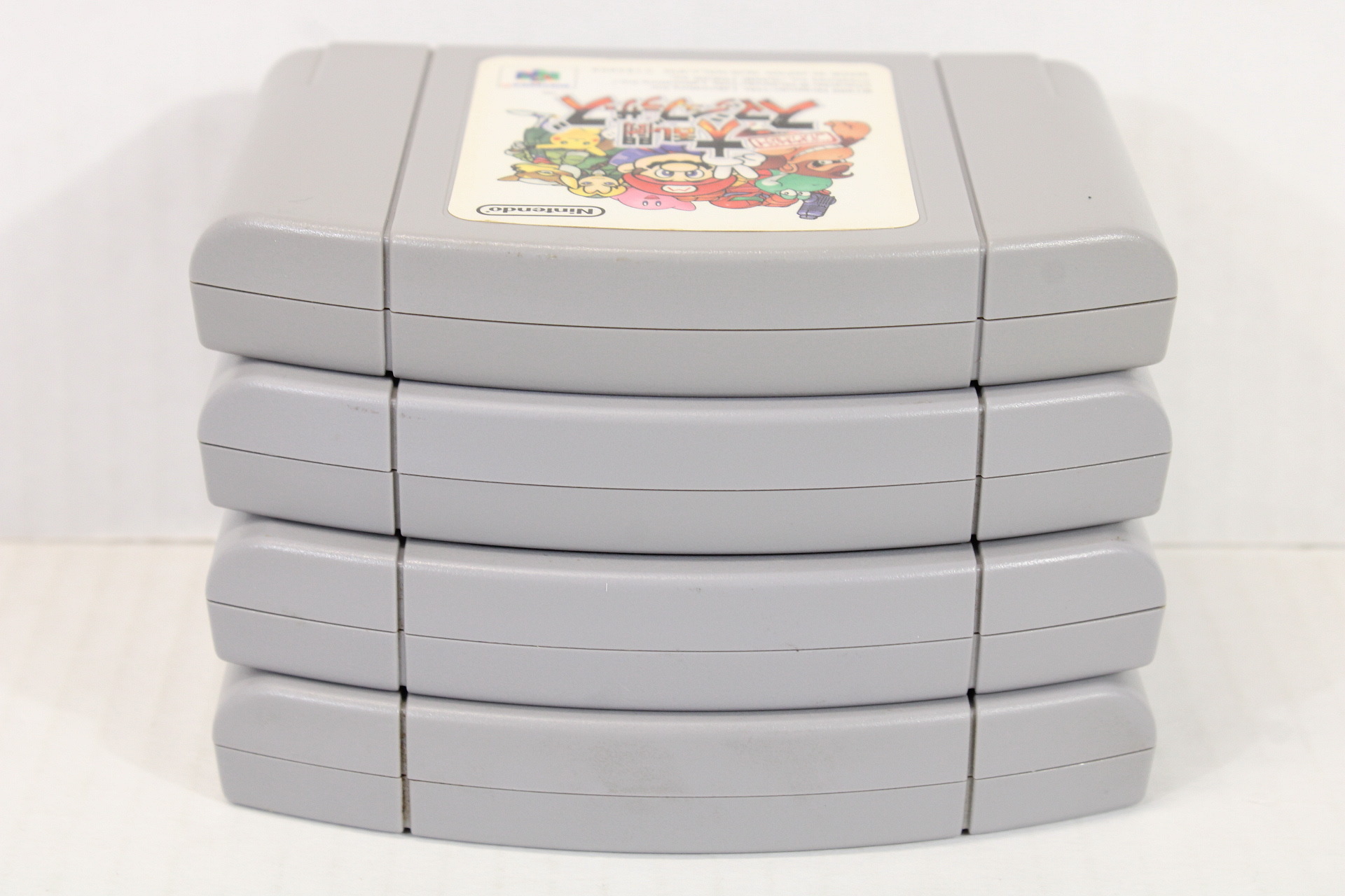 Lot of 4 Super Smash Bros Mario Tennis Super Robot Wars Mario Party (B) Nintendo 64 N64