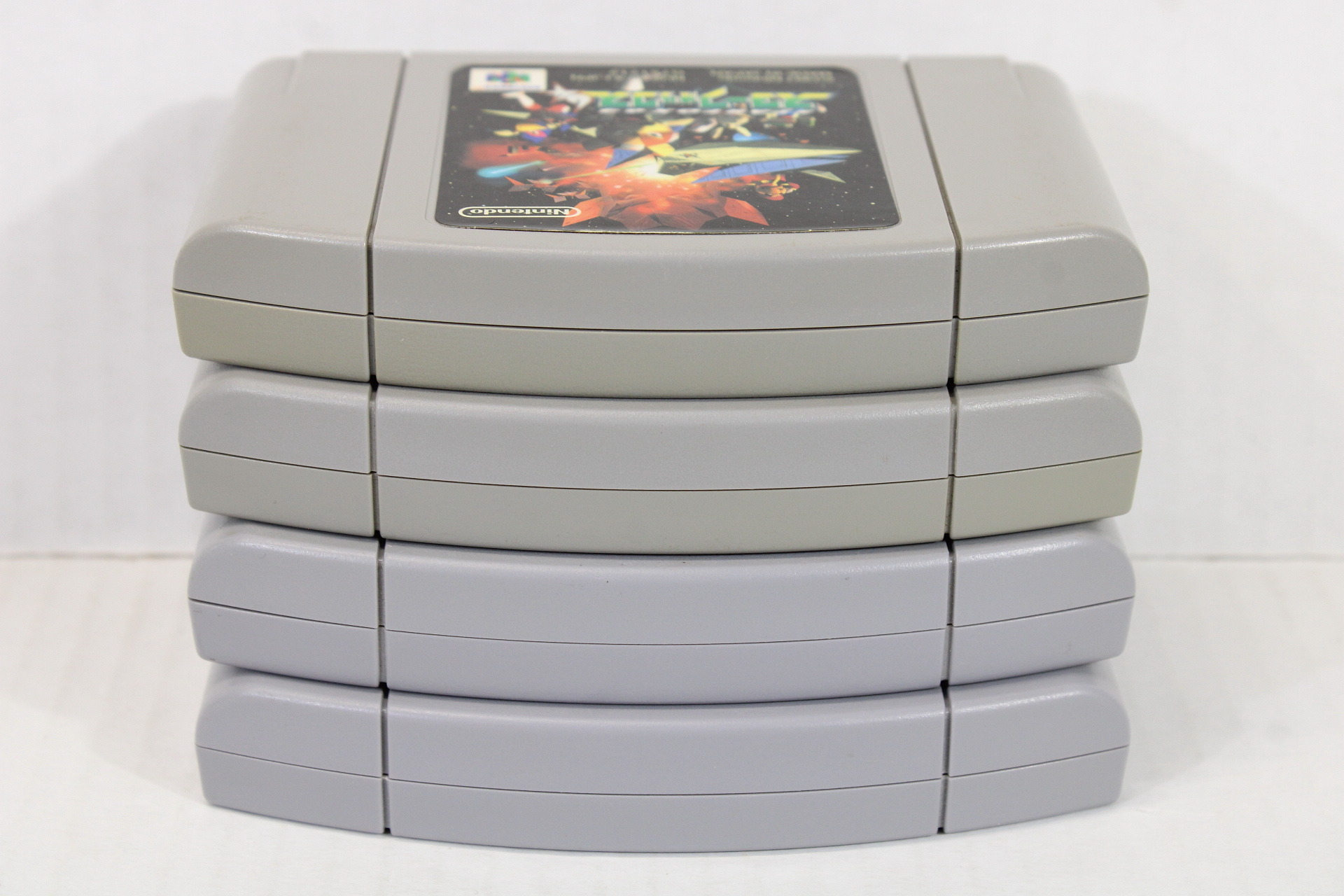 Lot of 4 Star Fox 64 Mario Tennis Kirby Crystal Shards J2 Wonder Project (B) Nintendo 64 N64