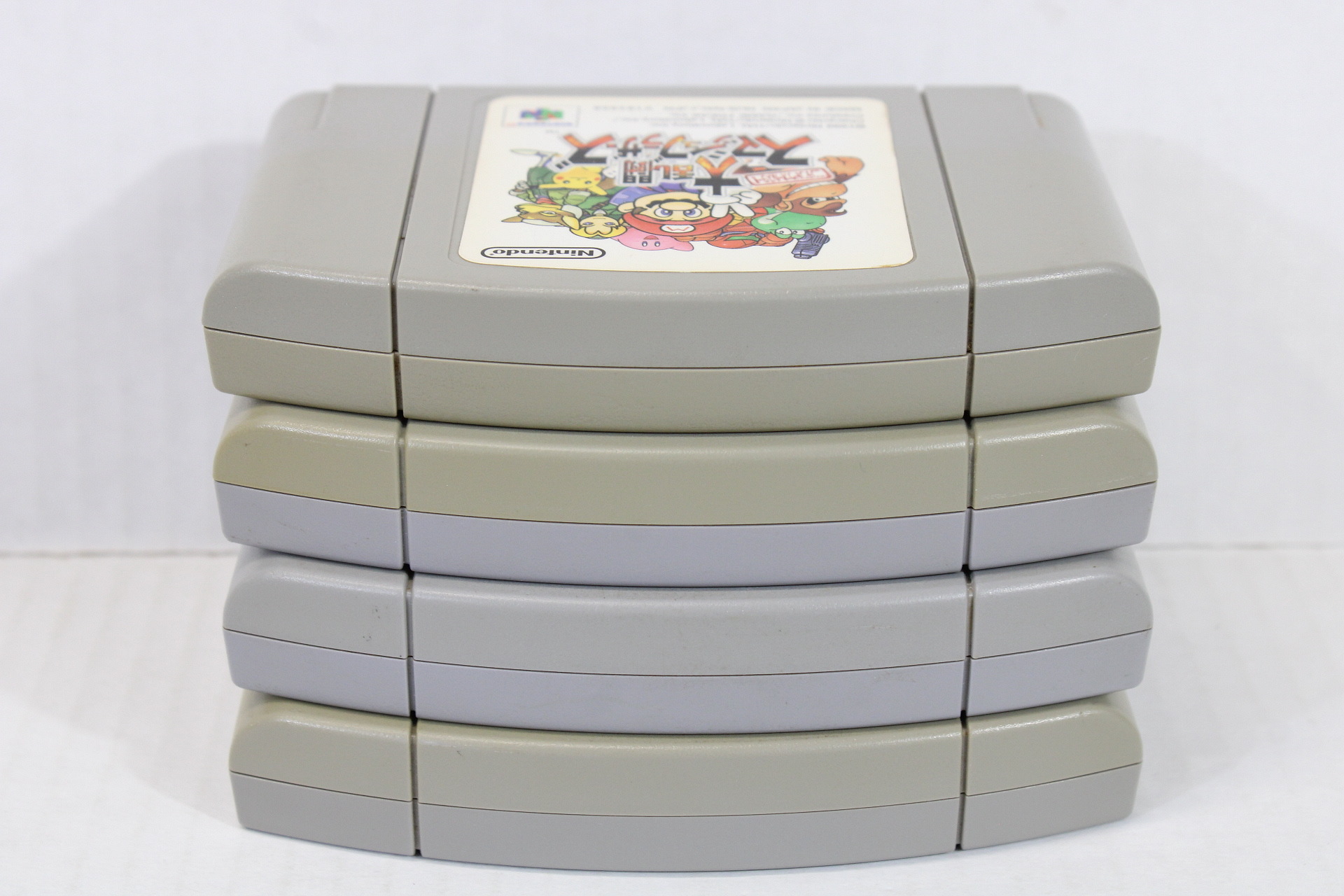 Lot of 4 Super Smash Bros Baku Bomberman Star Wars Shadows of the Empire Mario Tennis (B) Nintendo 64 N64