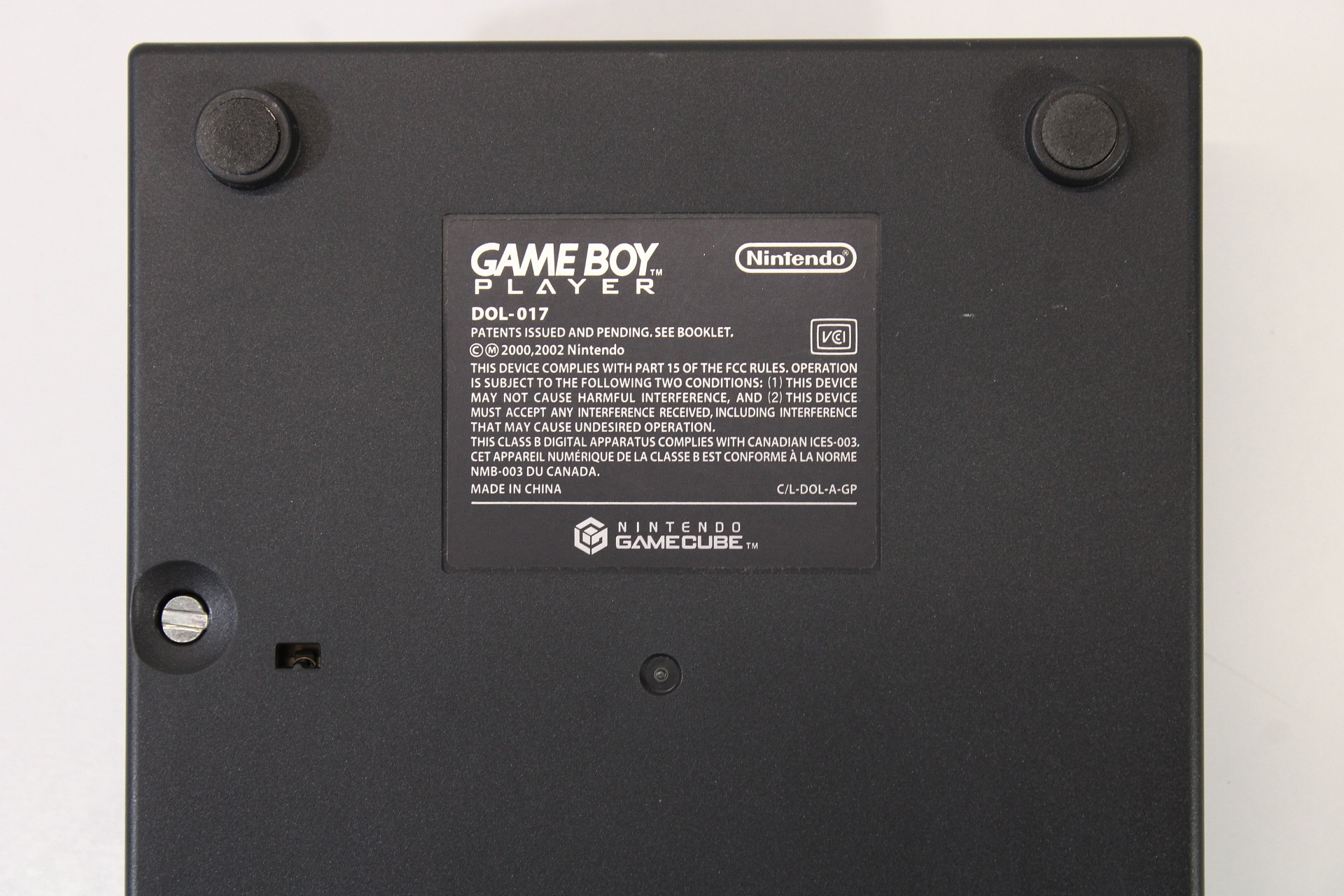 Nintendo Gamecube Gameboy Player Jet Black DOL-017 (A)
