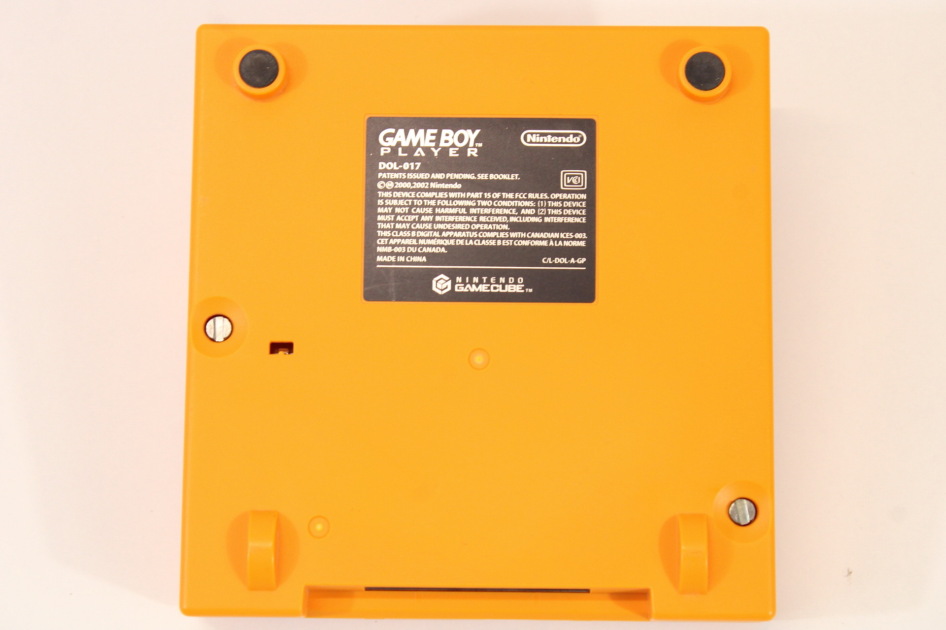 Nintendo Gamecube Gameboy Player Orange DOL-017 (B)