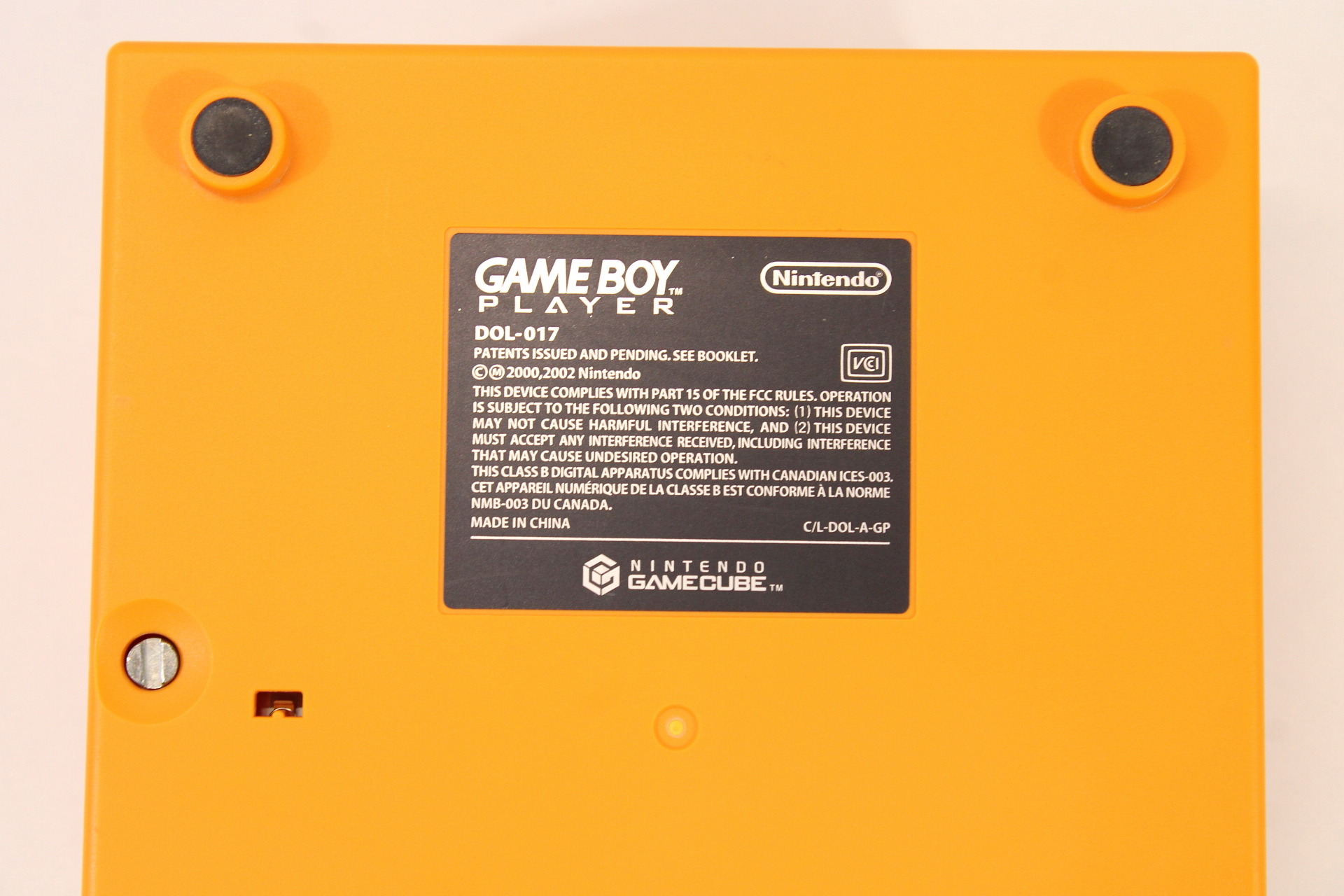 Nintendo Gamecube Gameboy Player Orange DOL-017 (B)