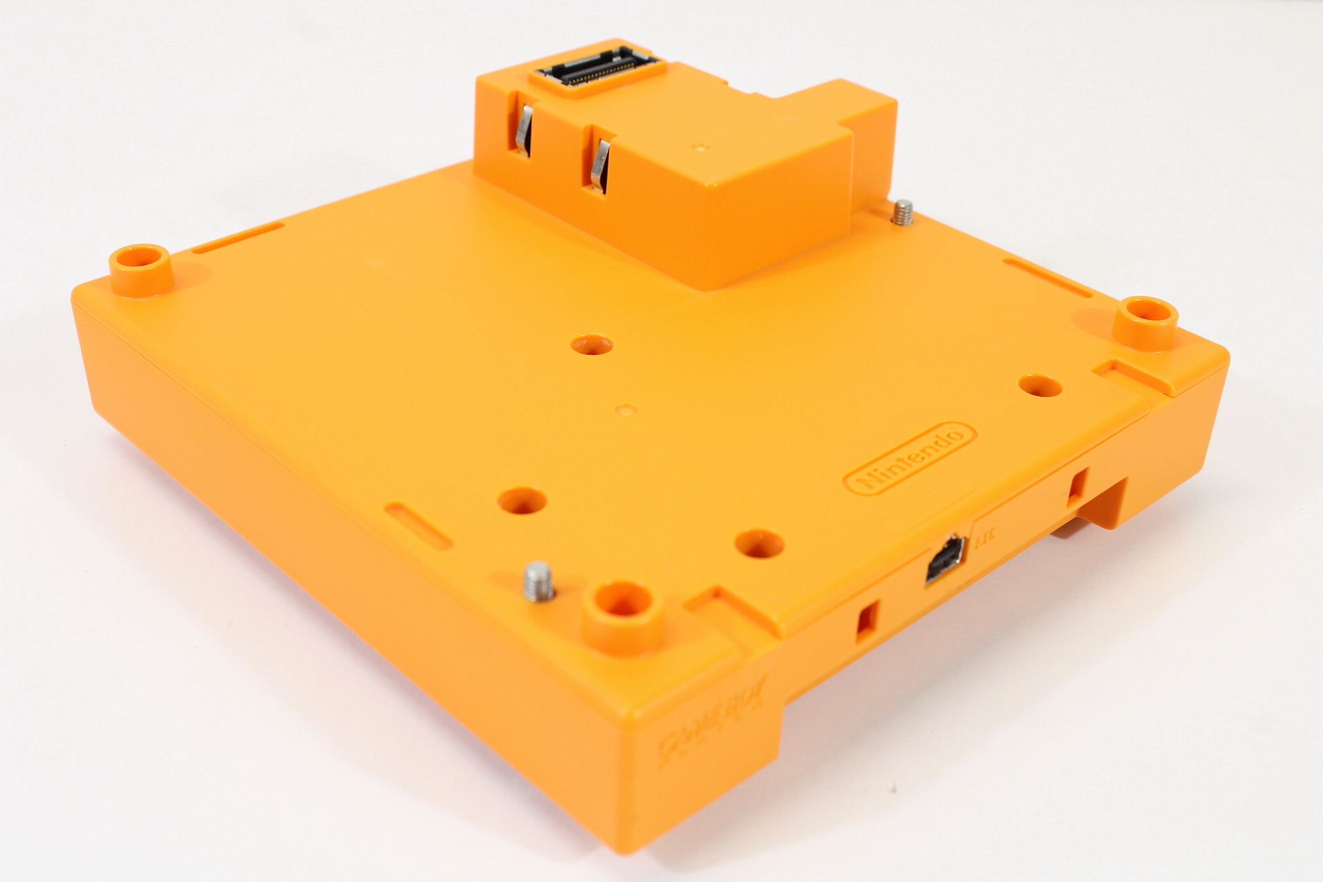 Nintendo Gamecube Gameboy Player Orange DOL-017 Crack in Shell (B)