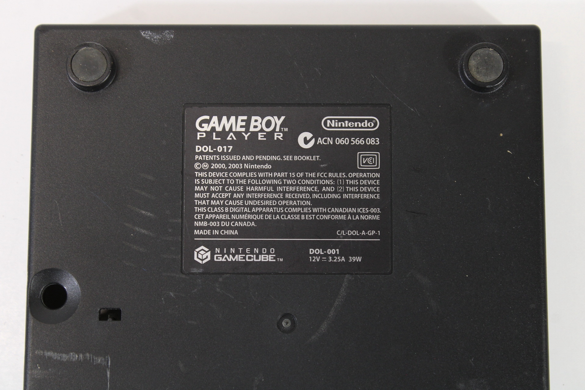 Nintendo GameCube Gameboy Player Shell Only Black (For Parts or Repair) Nintendo GameCube GC