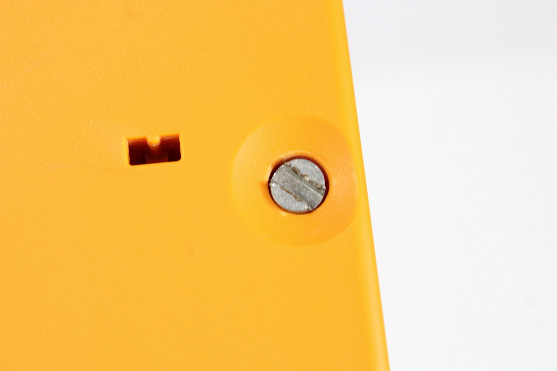 Nintendo Gamecube Gameboy Player Orange DOL-017 Crack in Shell (B)