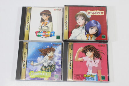 Lot of 4 Roommate Ryoko Inoue 3 W Futari Oshaberi Room (B) SEGA Saturn SS