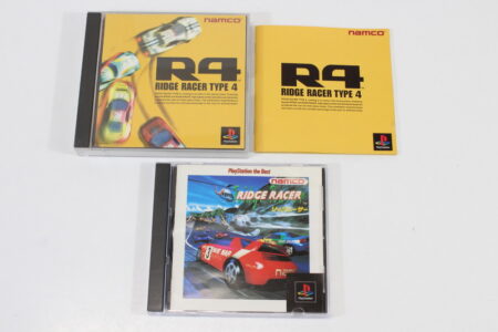 Lot of 2 Ridge Racer Best & Type 4 R4 CIB (B) SONY PlayStation 1 PS1