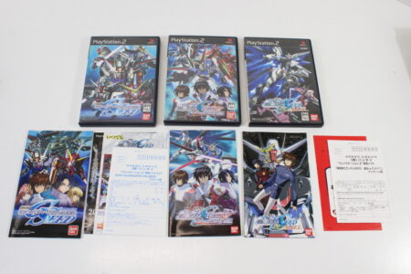 Lot of 3 Mobile Suit Gundam SEED Destiny Union VS ZAFT Generation of C.E.  SD Gundam G Generation Seed CIB (B) SONY PlayStation 2 PS2