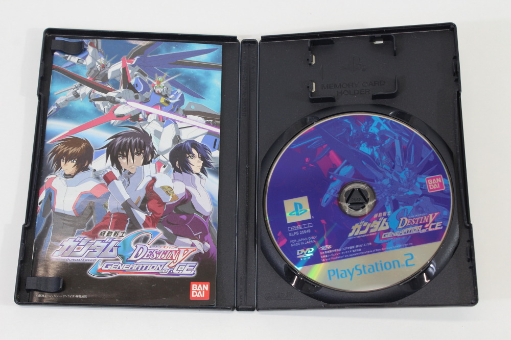 Lot of 3 Mobile Suit Gundam SEED Destiny Union VS ZAFT Generation of C.E. SD Gundam G Generation Seed CIB (B) SONY PlayStation 2 PS2