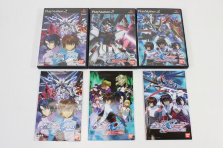 Lot of 3 Mobile Suit Gundam SEED Owaranai Ashita e Destiny Generation of C.E.  CIB (B) SONY PlayStation 2 PS2