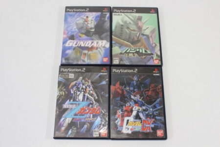Lot of 4 Mobile Suit Gundam One Year War Renpou VS Zeon DX Z Gundam AEUG VS Titans (B) PS2