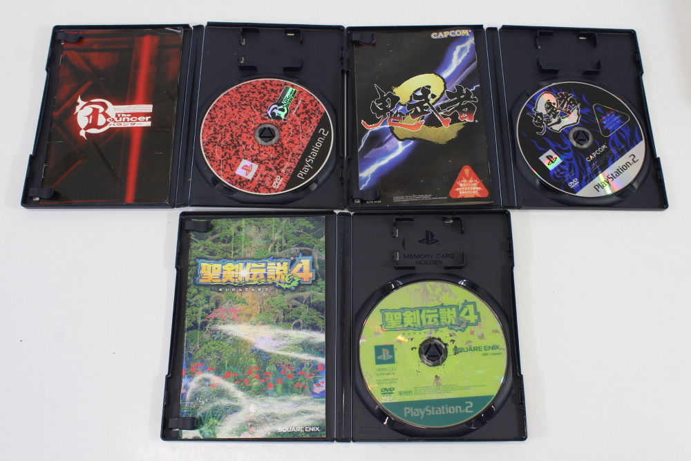 Lot of 6 The Bouncer Onimusha 2 Super Robot Wars Z Seiken Densetsu 4 Tales of Symphonia Final Fantasy X-2 CIB (B) SONY PlayStation 2 PS2