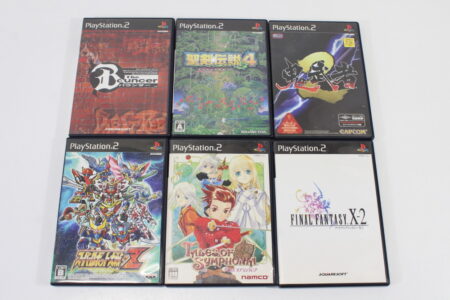 Lot of 6 The Bouncer Onimusha 2 Super Robot Wars Z Seiken Densetsu 4 Tales of Symphonia Final Fantasy X-2 CIB (B) SONY PlayStation 2 PS2