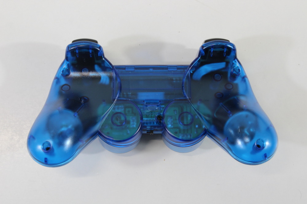 PS2 SCPH-70000 Slim Clear Black Console Clear Blue Wireless Controller AV Cable AC Adapter (A New Laser) SONY PlayStation 2 PS2