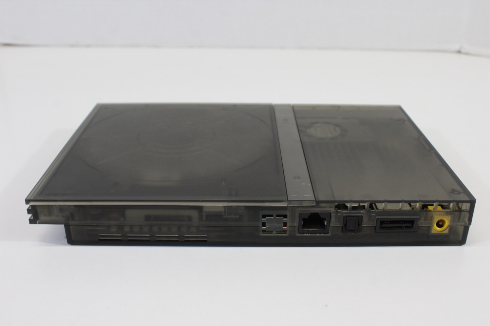 PS2 SCPH-70000 Slim Clear Black Console Clear Blue Wireless Controller AV Cable AC Adapter (A New Laser) SONY PlayStation 2 PS2