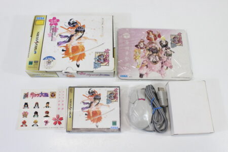 Sakura Wars Taisen Limited Edition Boxed Shuttle Mouse & Pad A type (A Game is Sealed) SEGA Saturn SS
